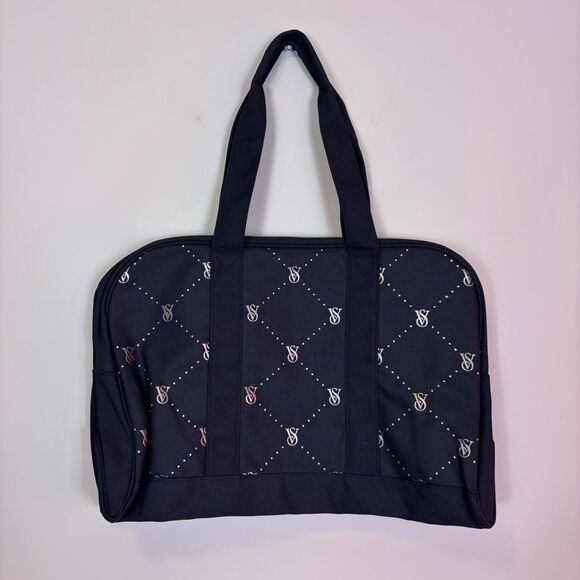 New Victoria's Secret Black VS Logo Laptop Bag - Picture 2 of 6